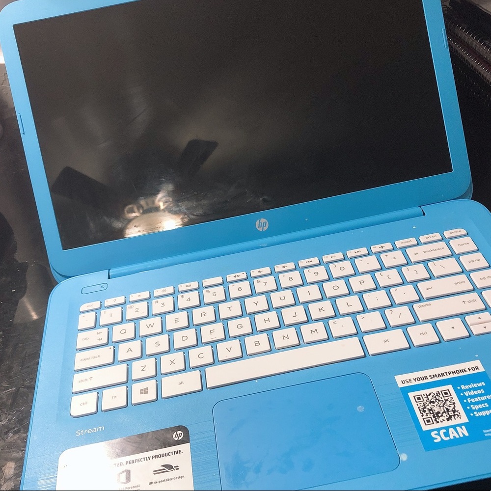 SAPPHIRE BLUE HP LAPTOP WINDOW 7
